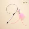FeatherBird Interactive Cat Wand Toy With Bell  Telescopic Teaser 6