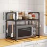 Adjustable HeavyDuty Microwave Stand  Kitchen Counter Organizer Rack 6