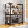 Adjustable HeavyDuty Microwave Stand  Kitchen Counter Organizer Rack 9