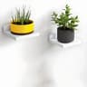 Rustic White Floating Wall Shelves Set For Stylish Storage  Display 6
