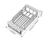 Expandable Stainless Steel Sink Drain Basket  Dish Drying Rack 6