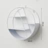 Nordic Round Wall Shelf For Plants  Decor  Decorative Floating Storage Display 9