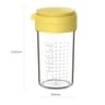 Clear Spice Shaker  Grated Cheese Dispenser Bottle With Adjustable Lid 6