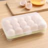 Egg Storage Box With Lid  15Grid Egg Holder For Refrigerator  Portable Egg Organizer Case 8