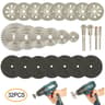 Mini Circular Saw Blade And Cutting Disc Set For Rotary Tool Metal Wood Plastic Grinding Kit 8