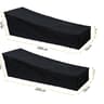 Outdoor Sun Lounger Cover Waterproof Patio Furniture Protector 7