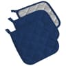 3 Piece Heat Resistant Cotton Pot Holders Set Non Slip Hot Pads For Kitchen And Dining Table 5