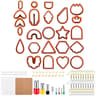 Geometric Polymer Clay Cutters Set For Clay Earrings And DIY Jewelry Making 7