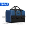 Heavy Duty Tool Bag Wide Mouth Canvas Tool Bag Large Capacity Tool Organizer For Electricians 7