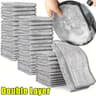 Silver Wire Kitchen Cleaning Cloth Thickened Microfiber Cleaning Cloth With Built In Sponge 6