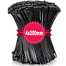 Heavy Duty Nylon Cable Ties Self Locking Zip Ties For Wire And Cable Management 8