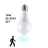 SmartGlow Motion Sensor LED Light Bulb For E27 Socket Auto On Off Dusk To Dawn Indoor Light 8