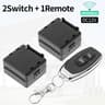DC 12V RF Remote Control Switch 433MHz Wireless Relay Module 10A Receiver And Transmitter Kit 10