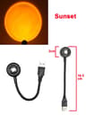 USB Sunset Lamp Projector LED Mood Light For Bedroom Decor And Photography 9