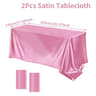 Elegant Satin Tablecloth Rectangle Wedding Tablecloth For Parties Banquets And Dining Tables 6
