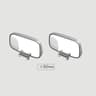 Universal Blind Spot Mirror For Rear View Mirror Wide Angle Parking Assist 11