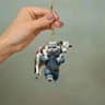 Puppy Traveler Car Hanging Ornament Rearview Mirror Pendant Cute Car Interior Accessory 12