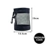 Golf Ball Pouch With Clip Portable Golf Ball Holder Mesh Golf Ball Bag For Golf Bags 7
