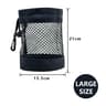 Golf Ball Pouch With Clip Portable Golf Ball Holder Mesh Golf Ball Bag For Golf Bags 8