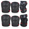 6PCS Kids Protective Gear Set With Knee And Elbow Pads And Wrist Guards For Cycling And Skating 6