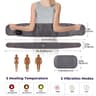 Cordless Heated Massage Belt With Red Light Therapy And Vibration For Lower Back Relief 8