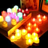 24 Pack Flameless LED Tea Lights Warm White Flickering Battery Operated Candles For Wedding And Hom 9