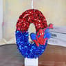 Spider Hero Number Birthday Candle For Cake Decoration Party Supplies 14