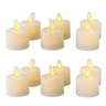 Warm White LED Tea Light Candles With Moving Wick Battery Operated Flameless Candles 3 6 12 Pieces 8