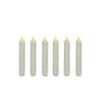 6 Piece LED Flameless Taper Candles With 3D Flickering Wick Battery Operated For Wedding And Home D 7