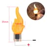 USB LED Flame Lamp BlowControl Candle Night Light With Frosted Glass For Car Home  Desk 6