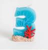 Ocean Theme Number Birthday Candle Cake Topper For Beach And Under The Sea Party Decorations 11
