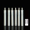Remote Control Flameless LED Taper Candles Set 3 Or 6 Pieces 65 To 11 Inch 7