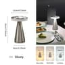 Mushroom LED Cordless Table Lamp Rechargeable Touch Sensor Bedside Night Light 9
