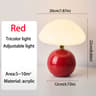 Retro Mushroom Table Lamp USB Bedside LED Night Light For Bedroom  Desk 7