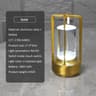 LuxeGlow Rechargeable Crystal Table Lamp With Touch Dimming LED Light 7