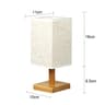SereneGlow LED Bedside Lamp  Dimmable USB Table Lamp With Fabric Shade For Bedroom Decor 6