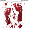 Blood Trail Halloween Window Clings And Bloody Handprint Stickers 9