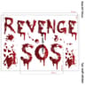 Blood Trail Halloween Window Clings And Bloody Handprint Stickers 18