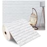 Antique 3D Brick Wallpaper SelfAdhesive Waterproof Foam Wall Covering 6