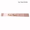 Rose Gold Bride To Be Sash Set For Bachelorette Party And Bridal Shower 6