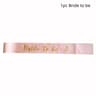 Rose Gold Bride To Be Sash Set For Bachelorette Party And Bridal Shower 7