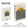 Bauhaus Art Decorative Book Box With Hidden Storage 17