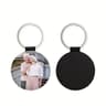 Personalized Photo Keychain  Custom PU Leather Memory Keyring 6
