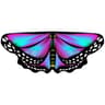 FlutterDream Kids Butterfly Wings Cape Fairy Costume 9