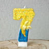 Banana Buddy Number Birthday Candle Cake Topper 8