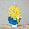 Banana Buddy Number Birthday Candle Cake Topper 9