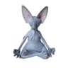Zen Sphynx Meditation Cat Statue For Home And Garden 8