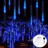 Solar Meteor Shower Lights  Waterproof LED Falling Rain Lights 8