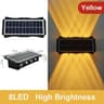 LumaRise Solar Wall Lights Outdoor Waterproof Up And Down LED Sconce 12