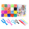 Creative Loom Bracelet Making Kit With Colorful Rubber Bands And Organizer 6